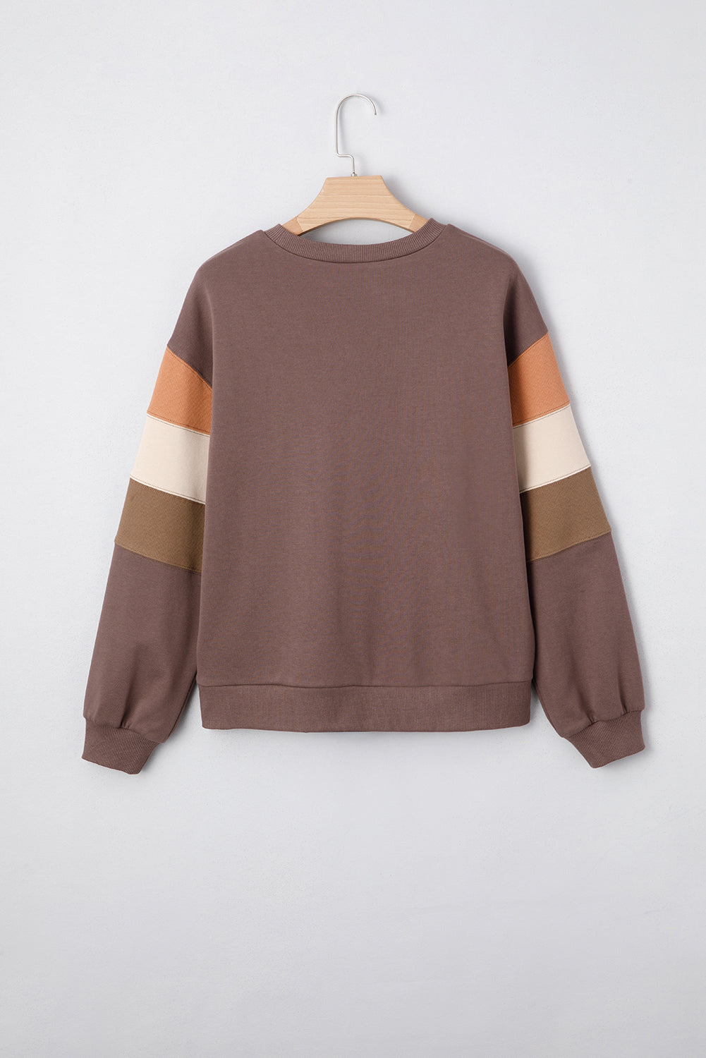 Block Patchwork Sequin Bow Pumpkin Graphic Sweatshirt