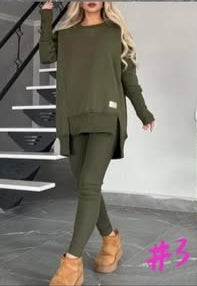 Oversized Sweatshirt Legging Set