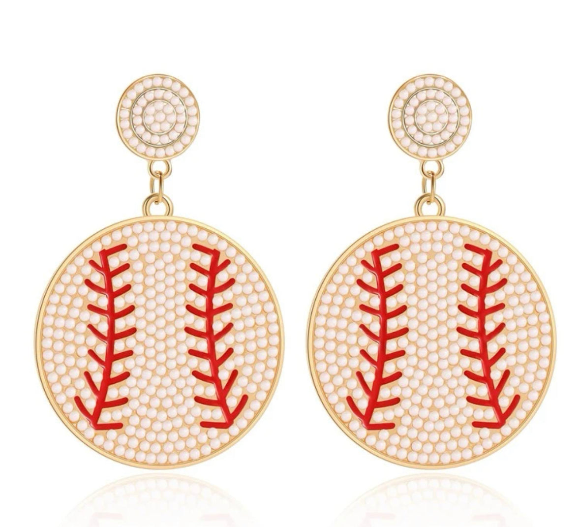 Baseball Earrings