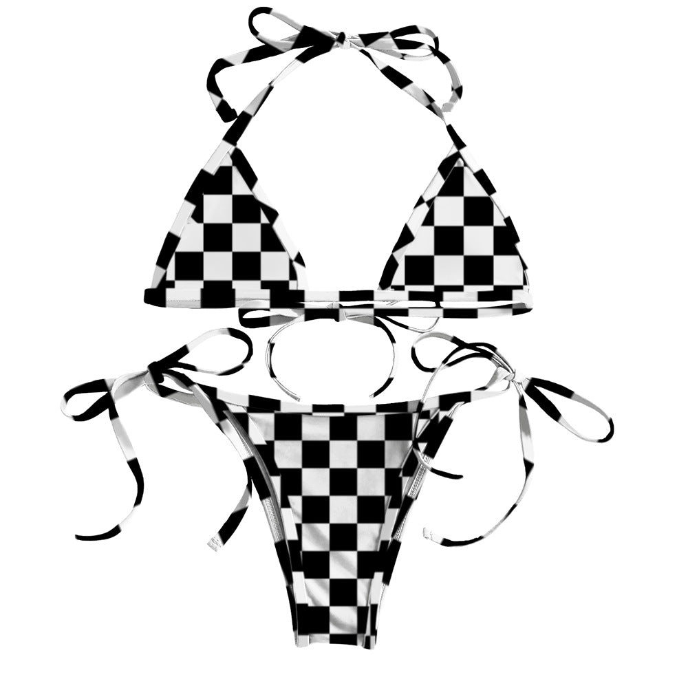 Printed Bikini Two Piece Set