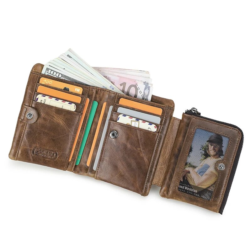 Genuine Leather Men Wallet