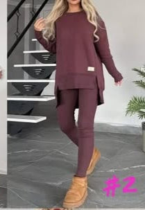 Oversized Sweatshirt Legging Set